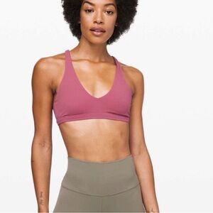 Lululemon Calm Within Bra. Size 4 in Plumful